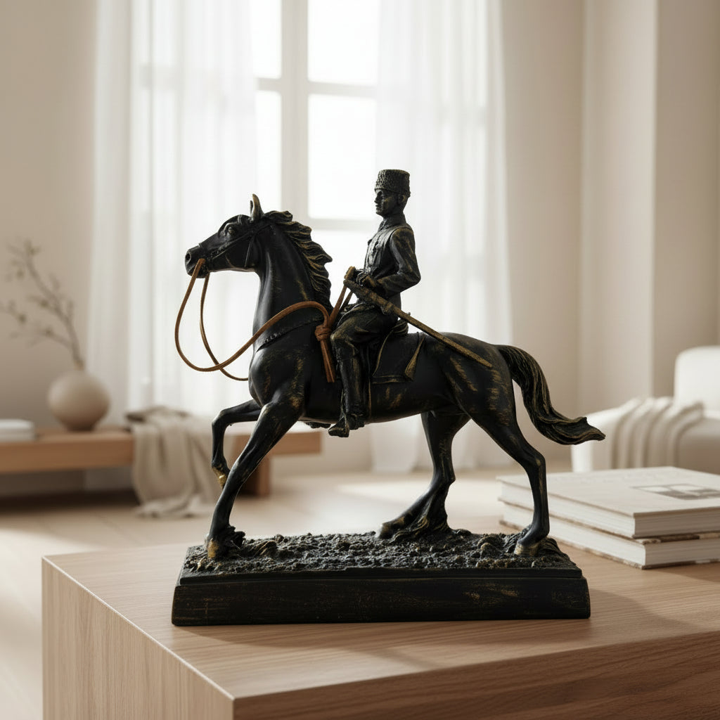 Mustafa Kemal Ataturk on Horse Statue