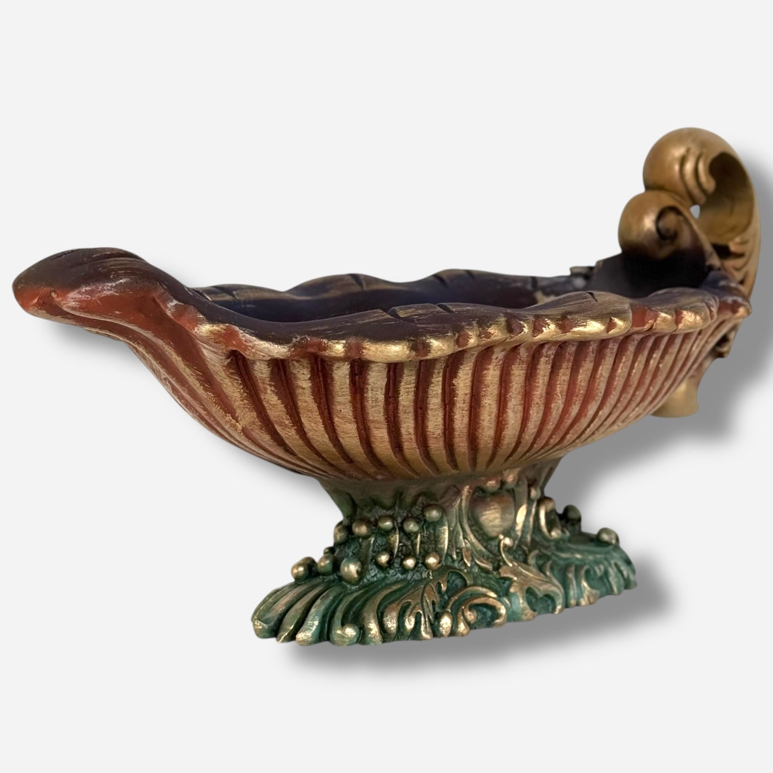 Antique Rococo Shell Bowl