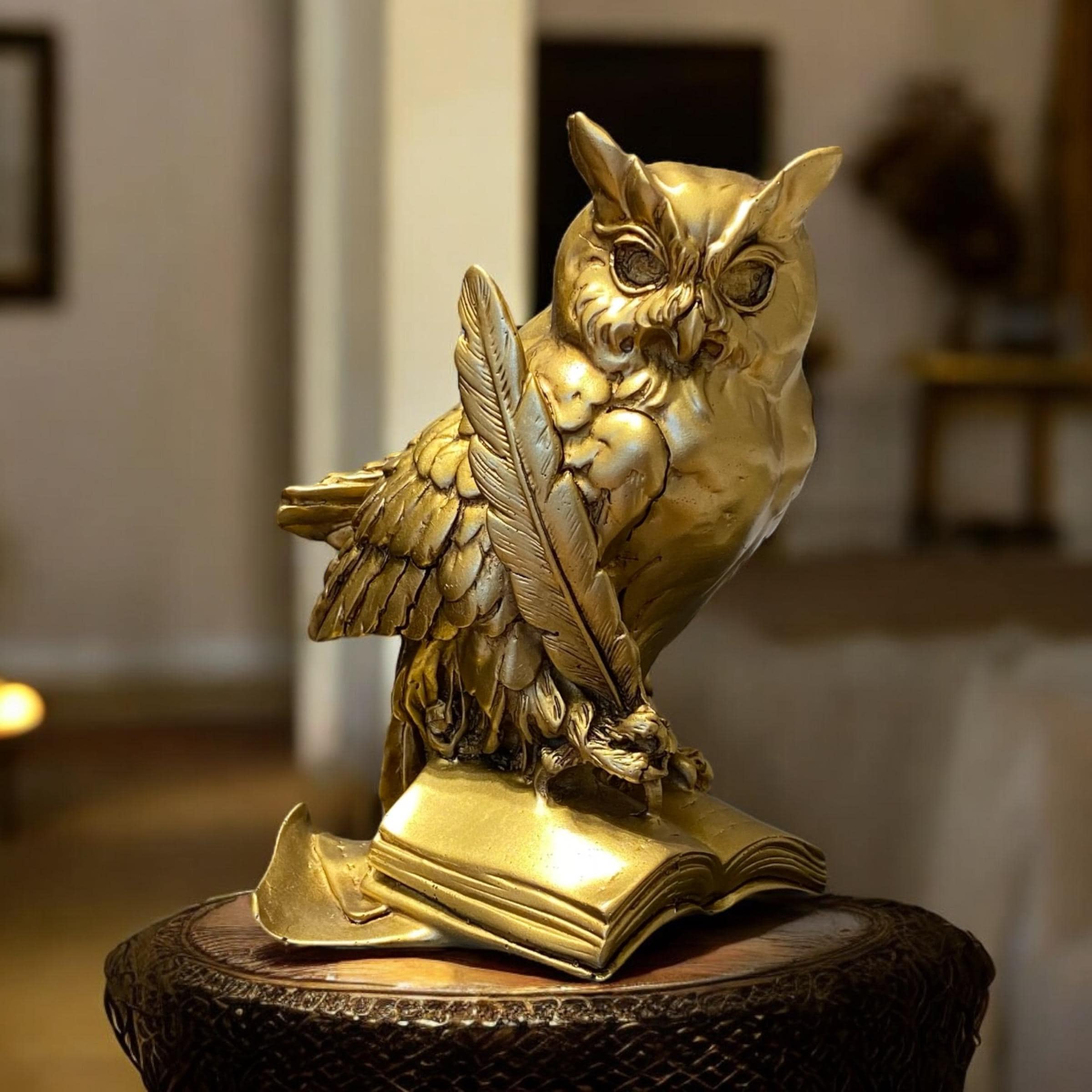 Owl of Athena Symbol of Wisdom Statue