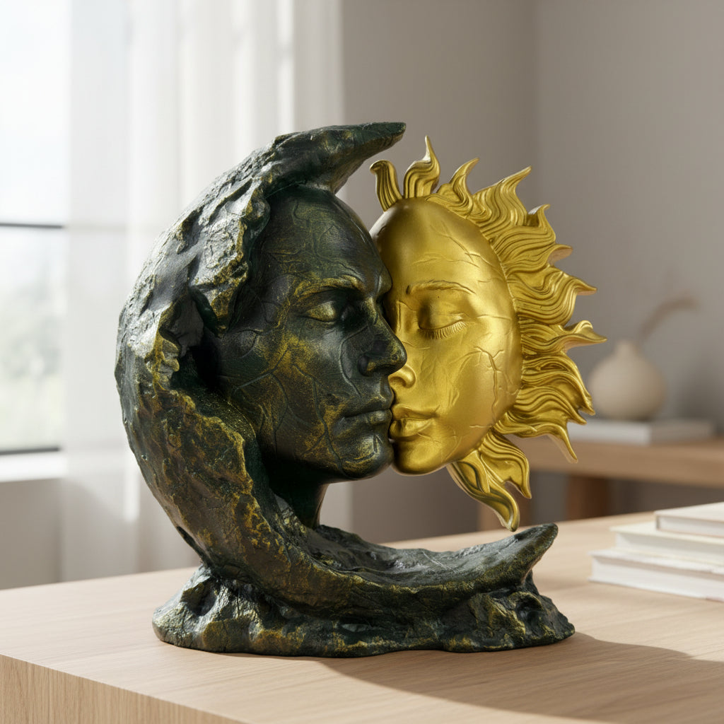 Sun and Moon Lovers Statue