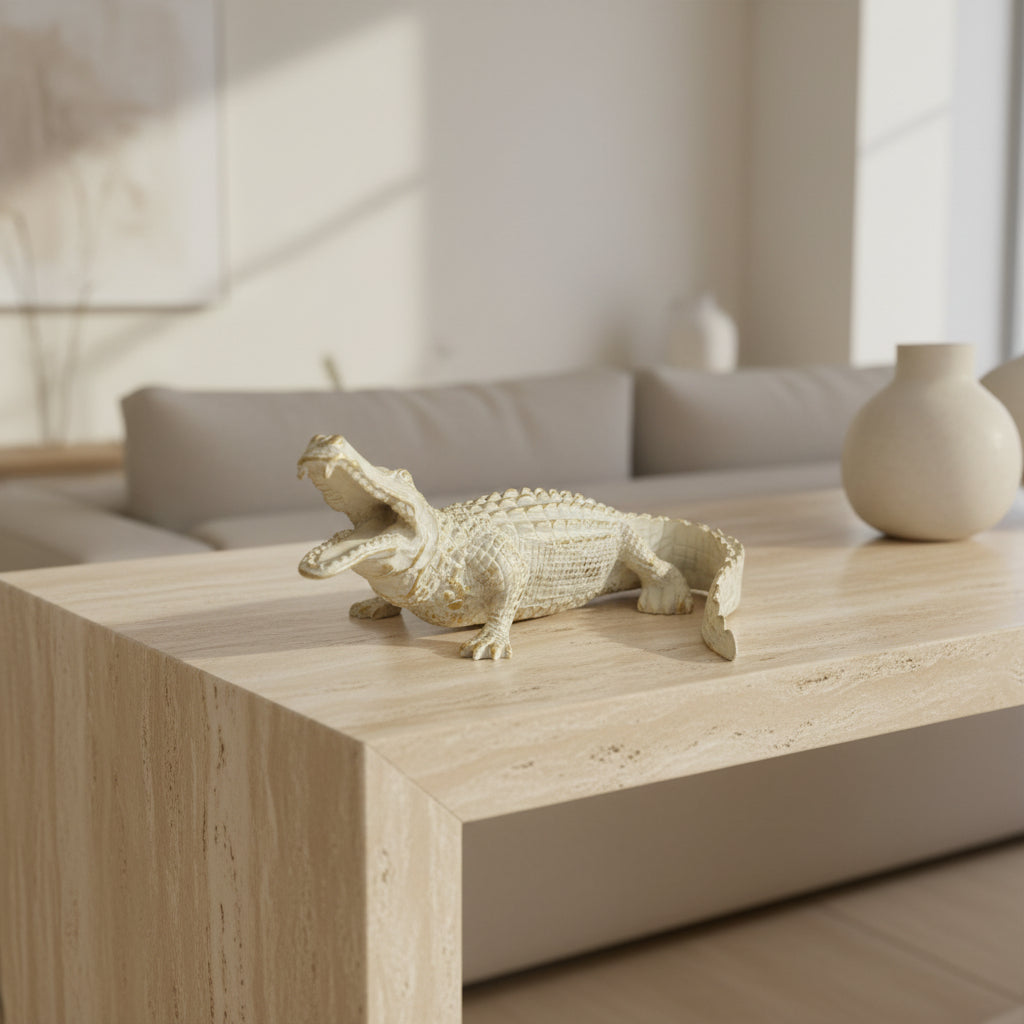 Decorative Crocodile Sculpture