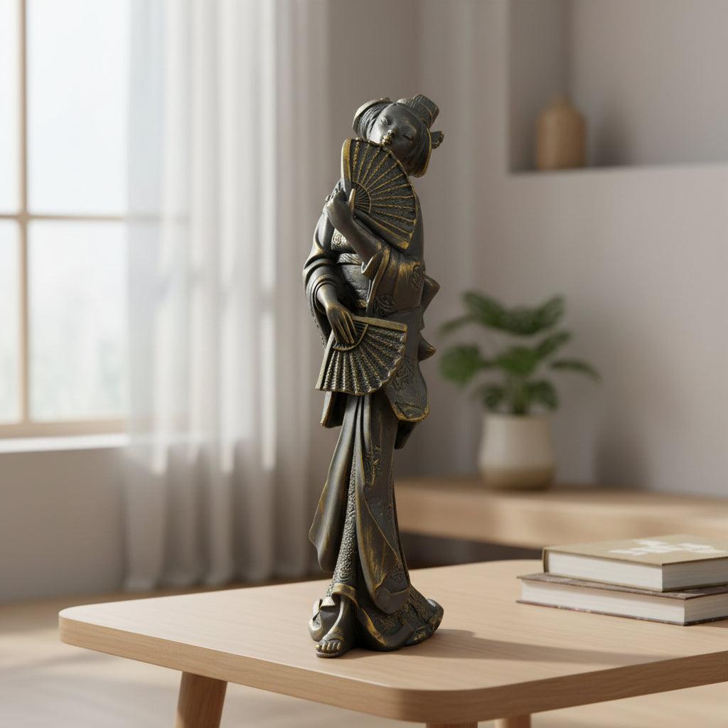 Japanese Geisha Sculpture